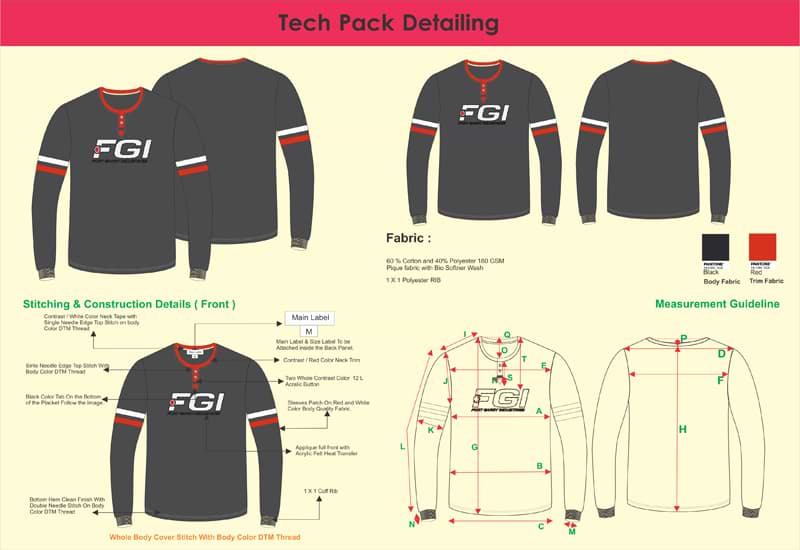 tech pack designer