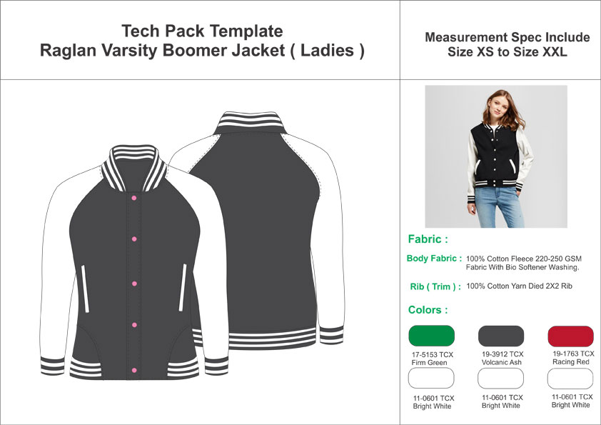 Fashion Design Tech Pack Templates
